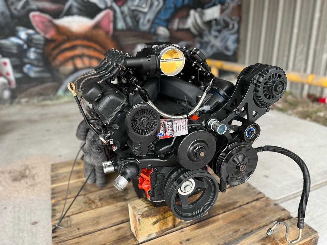 2012 Chevrolet 6.0L L96 Engine - High-performance Gen IV iron-block V8 Barking Spider build with Holley single-plane intake and Texas Speed camshaft