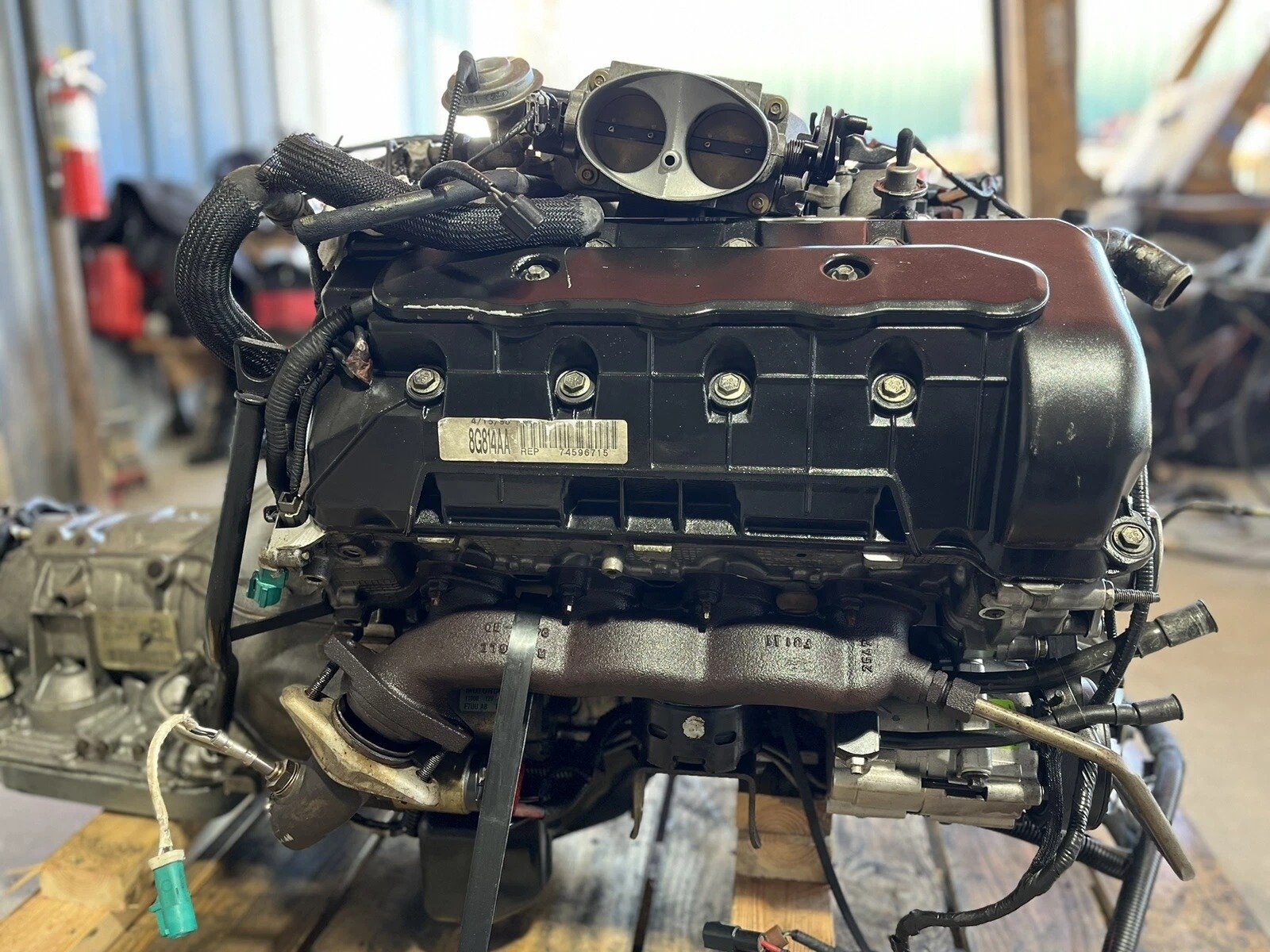 1998 LINCOLN MARK VIII 4.6L DOHC ENGINE TRANS - Image 4