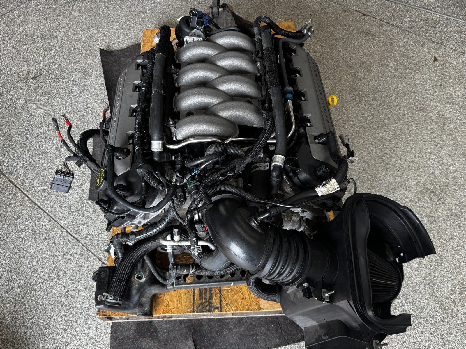 2016 Mustang 5.0L Gen 2 Engine - Complete Gen 2 aluminum DOHC V8 engine and MT82 6-speed manual transmission standalone pullout conversion kit