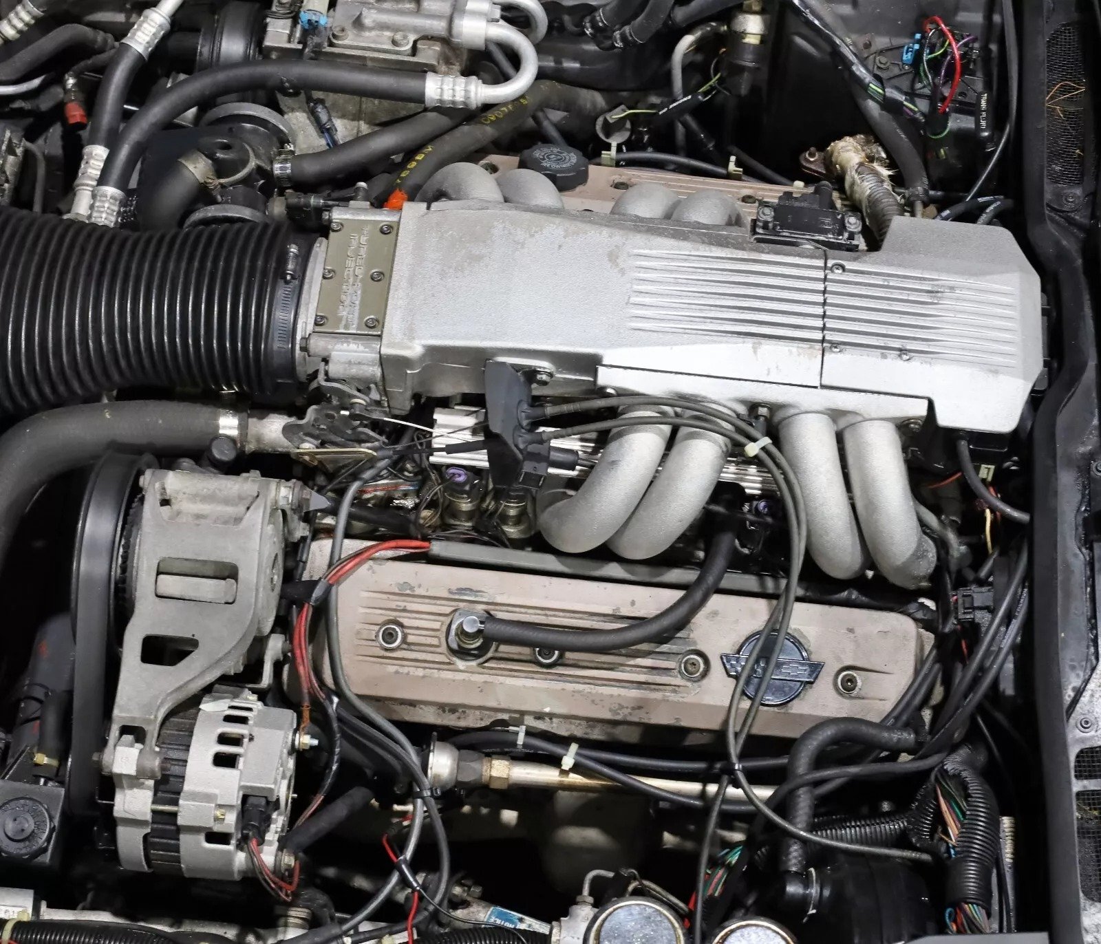 1990 Corvette 5.7L TPI Engine - Complete Tuned Port Injection V8 engine and 700R4 automatic transmission standalone pullout conversion kit